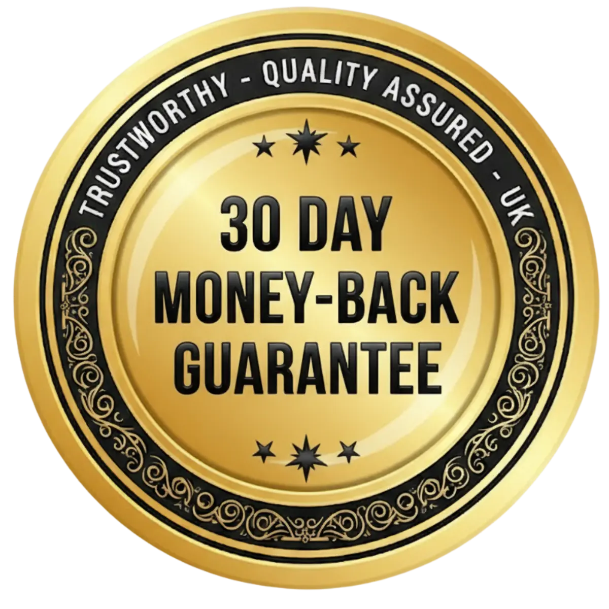 Official Lulutox product guarantee seal